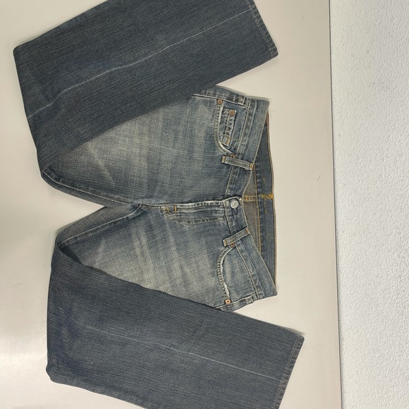 Seven For All Mankind Denim Flare Jeans 7FAM 28x28 - Picture 8 of 10